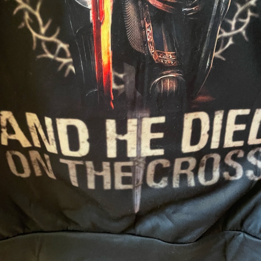 Pullover Faith Based / Cross Pullover New Size Xx… - image 4